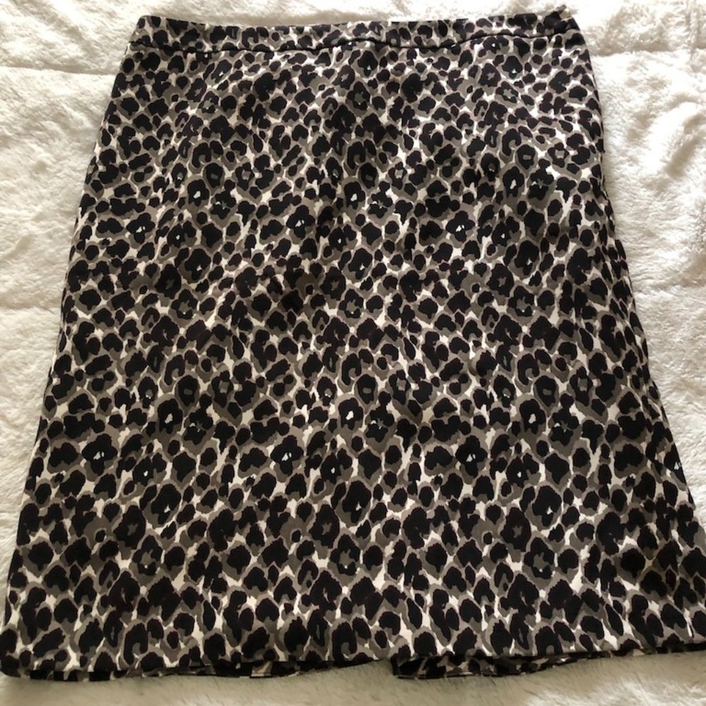 Ann Taylor Printed Pencil Skirt